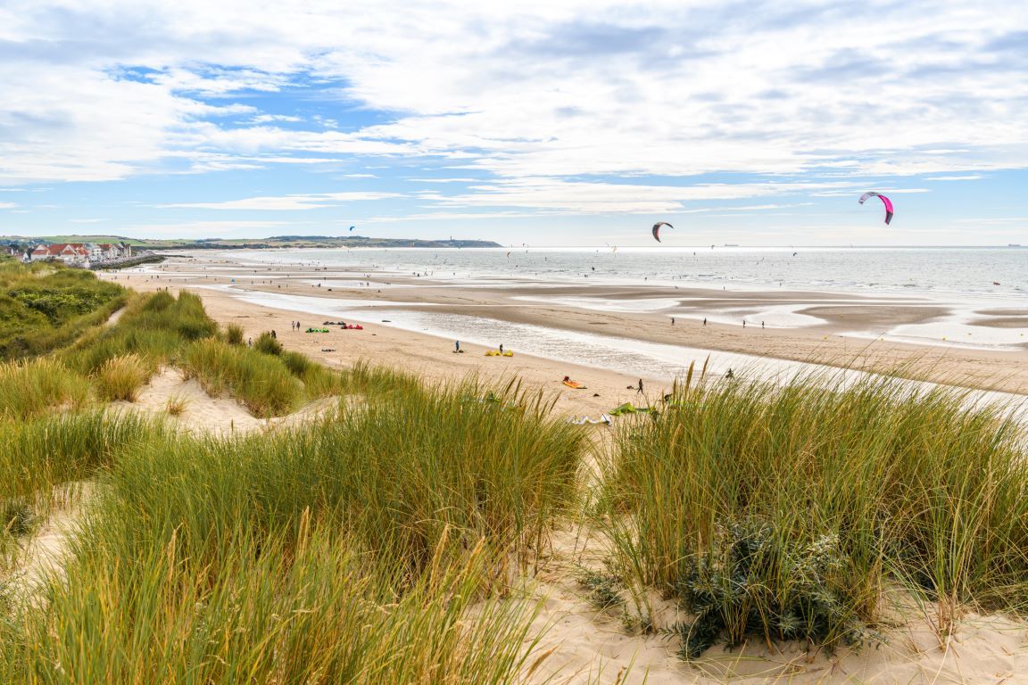 La plage de Wissant et les sports de glisse